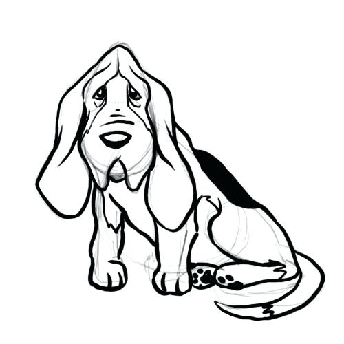 500x500 Dogs Drawings Free Download Best Dogs Drawings On How To Draw