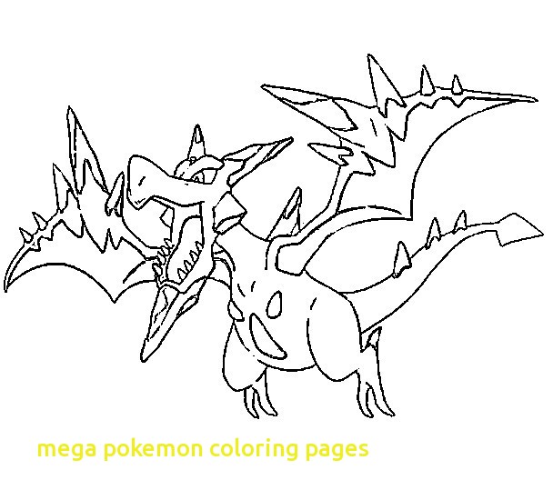 608x550 Mega Pokemon Coloring Pages With Mega Houndoom Pokemon Coloring