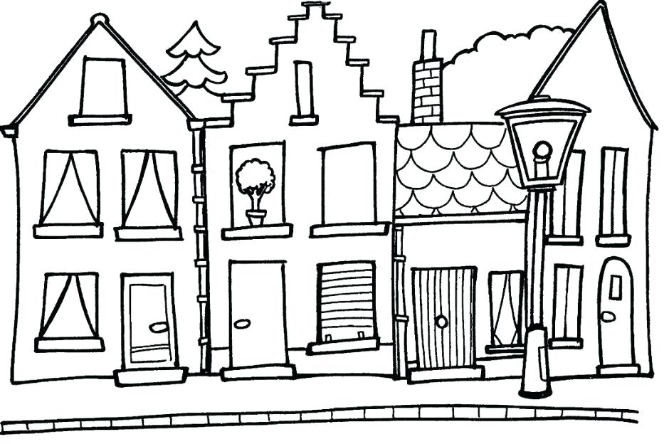 940x624 Farm House Coloring Pages Coloring Pages Of Houses Colouring