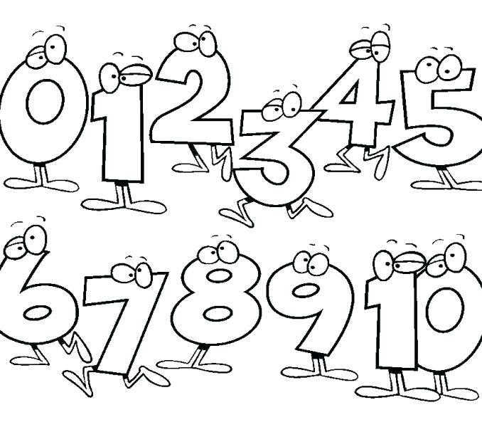 678x600 Numbers For Toddlers Free Coloring Pages For Numbers For Toddlers