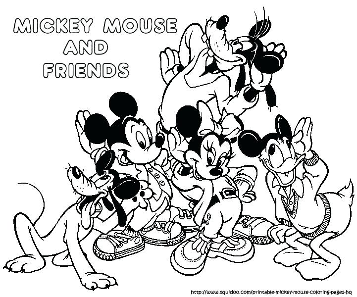 721x600 Mickey Mouse Coloring Pages Mickey Mouse Merry Christmas Coloring