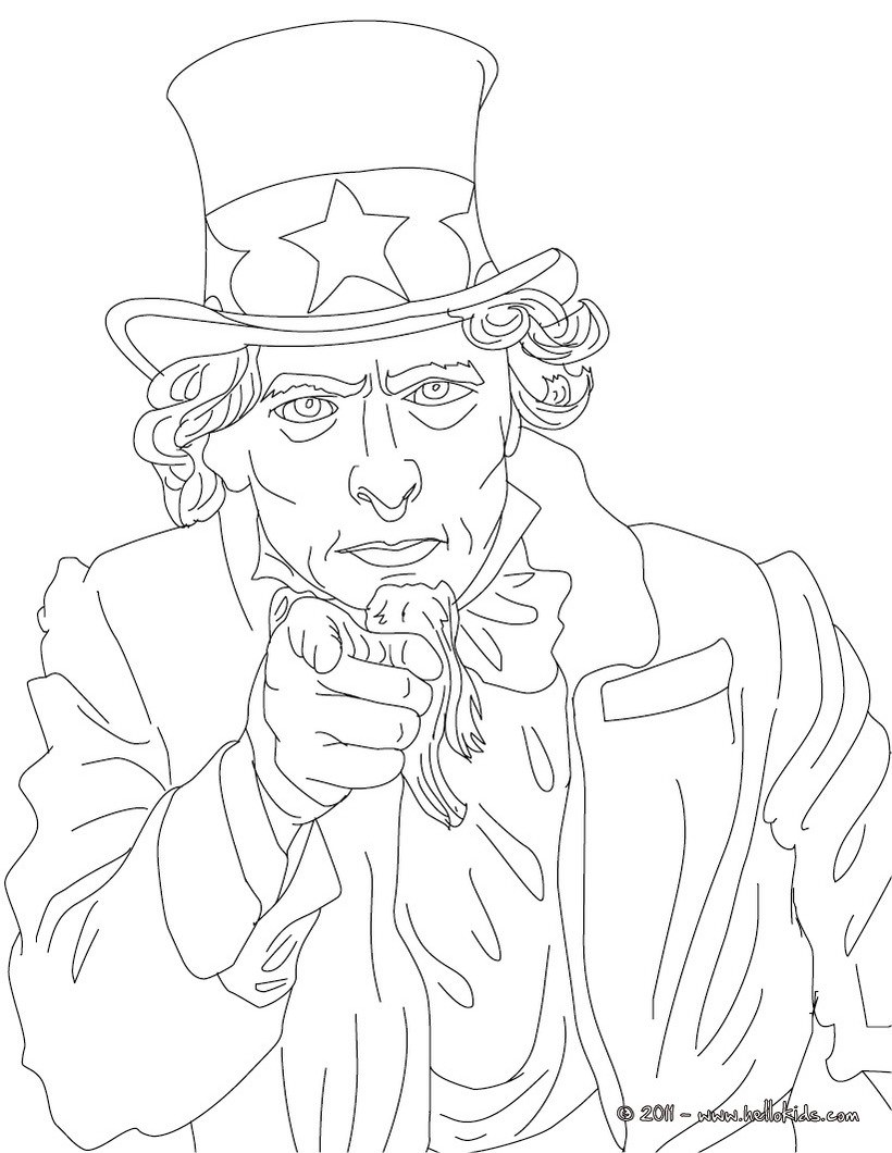 820x1060 Sam Houston Coloring Page