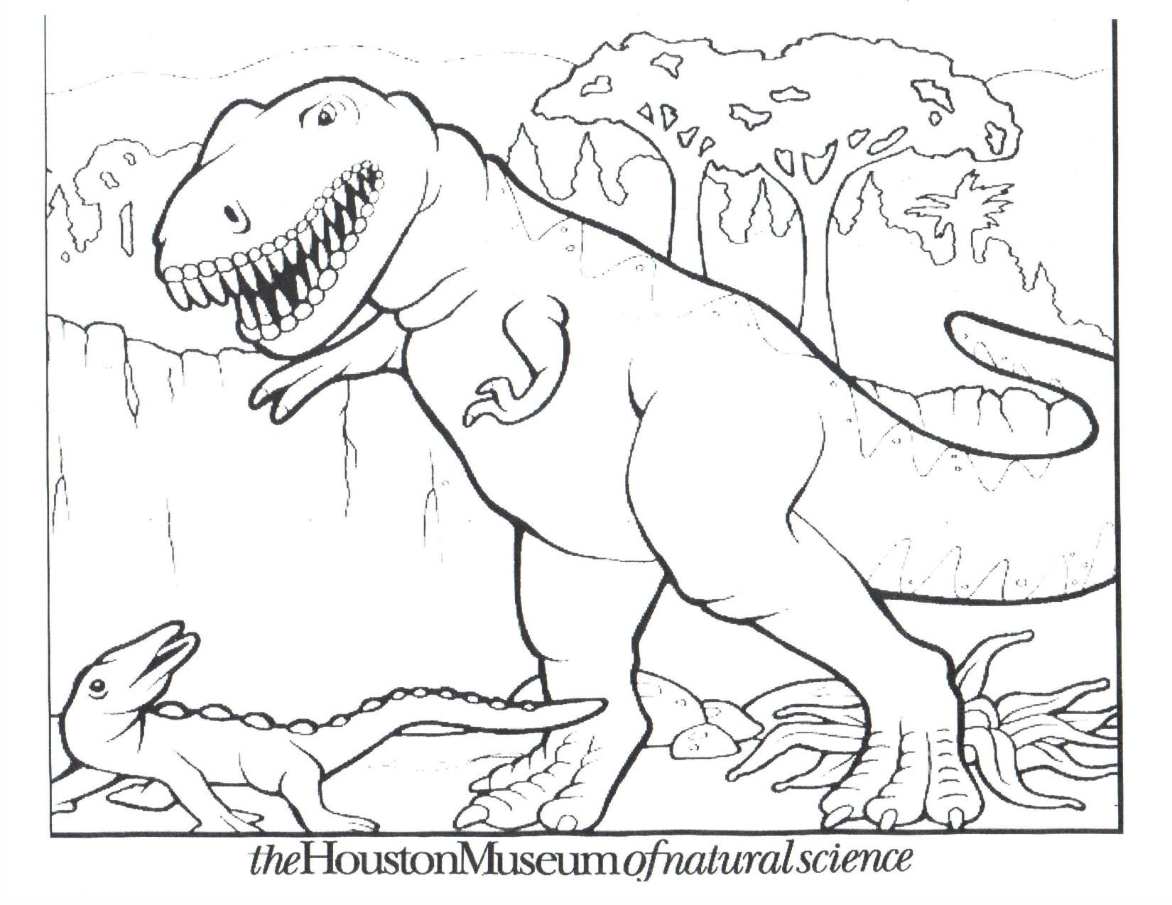 1650x1275 Security Dinosaur Coloring Pages On With Regarding Color Plan