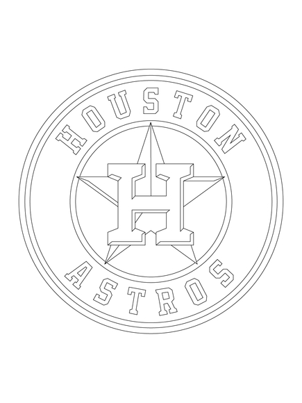 435x580 Houston Astros Coloring Pages