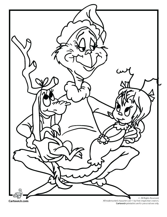 680x880 How The Grinch Stole Christmas Coloring Pages Printable Coloring