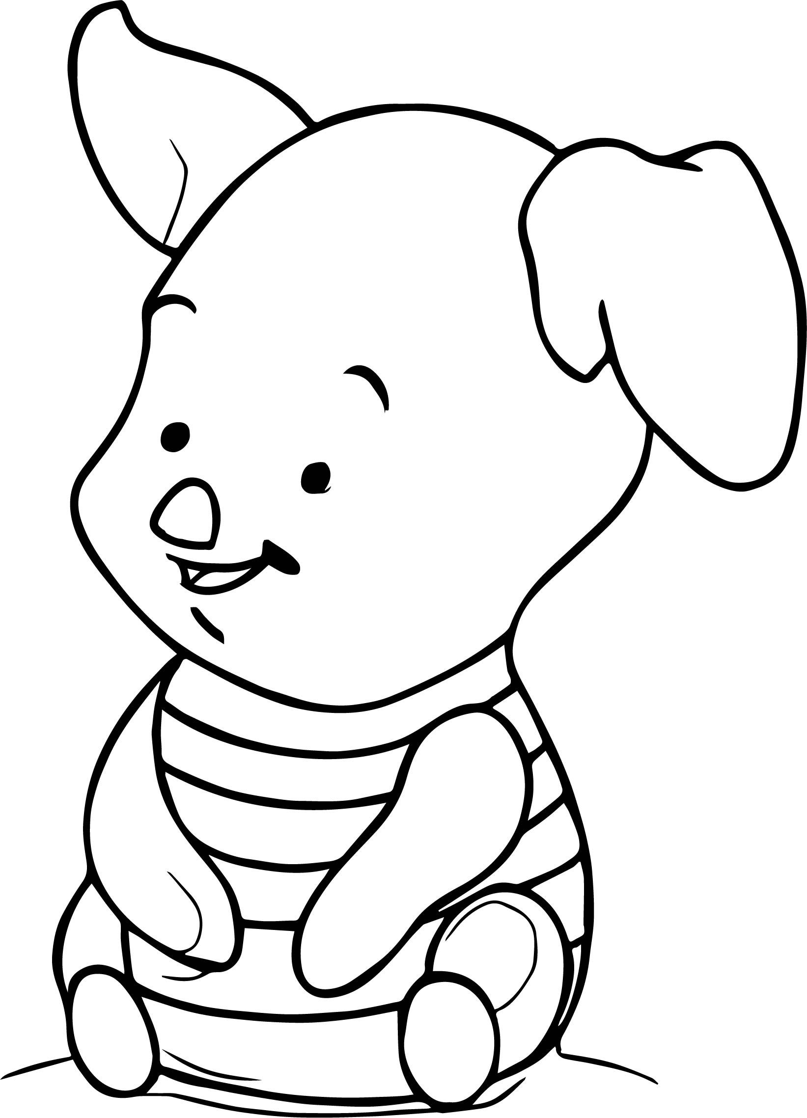 1643x2277 Fascinating How To Draw Baby Piglet Coloring Page Wecoloringpage
