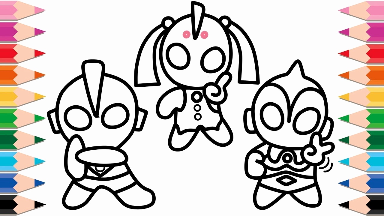 1280x720 Fun Coloring Pages For Kids Unique How To Draw Ultraman For Kids