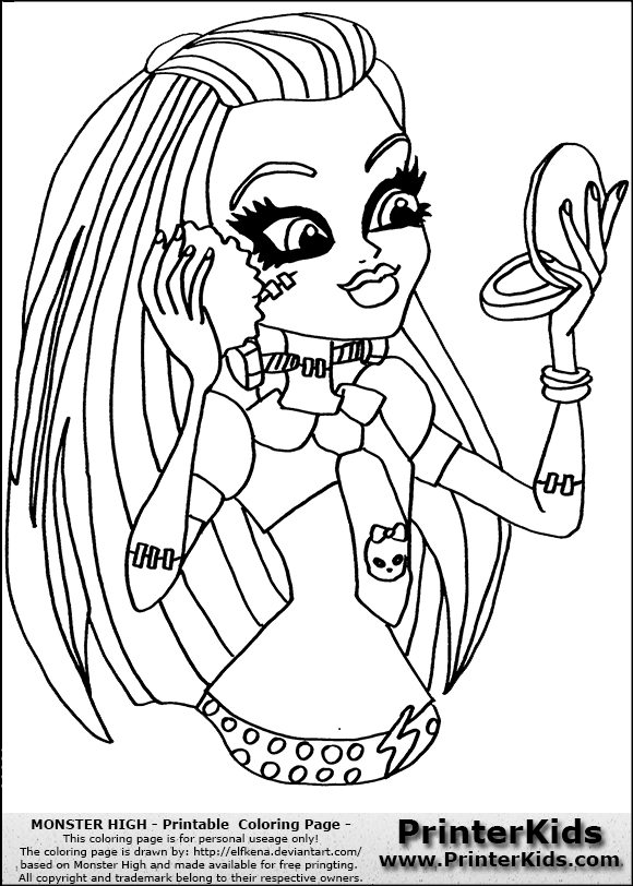 580x812 Makeup Coloring Pages