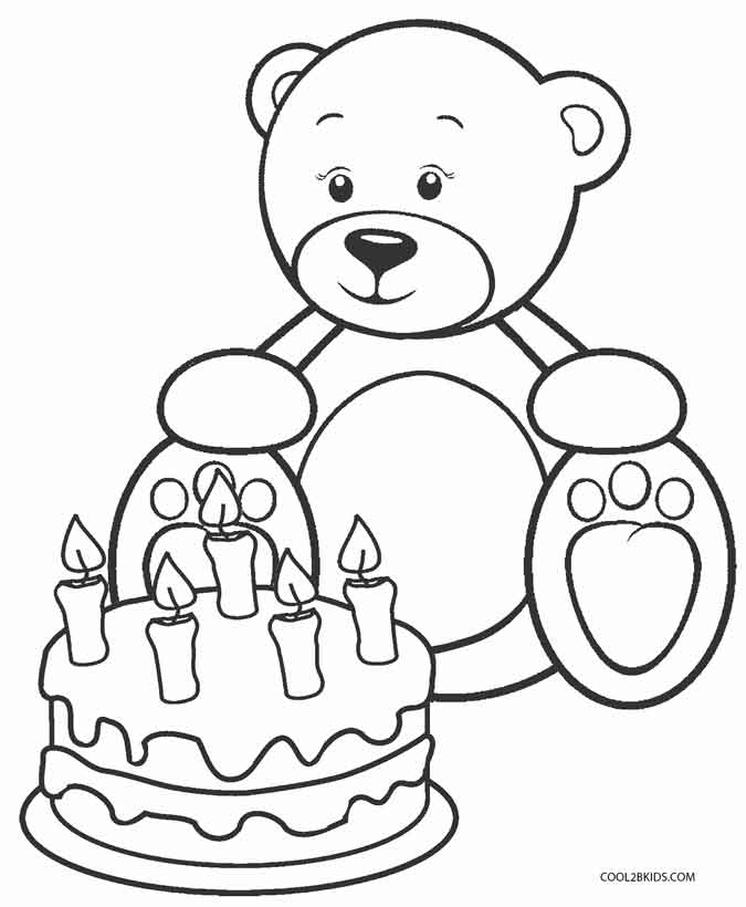 675x820 Printable Teddy Bear Coloring Pages For Kids