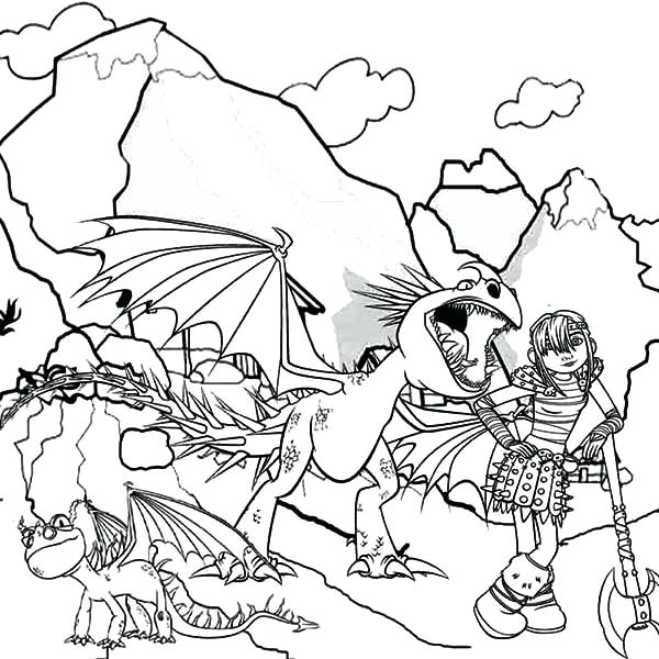 How To Train A Dragon Coloring Pages at GetDrawings | Free download