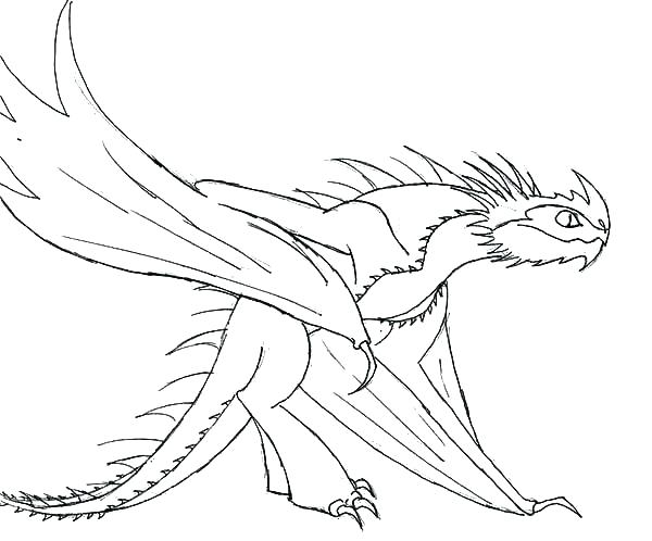 600x498 Toothless The Dragon Coloring Pages Toothless Dragon Coloring