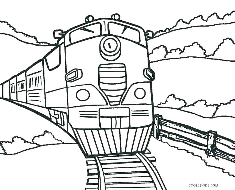 820x663 Free Printable Train Coloring Pages Dinosaur Train Coloring Page