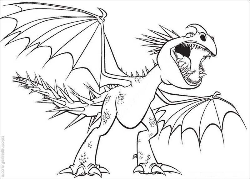 800x571 How Train Your Dragon Coloring Pages