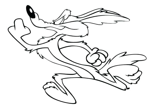 600x424 Road Runner Coloring Page Coyote Coloring Roadrunner Wile E Coyote