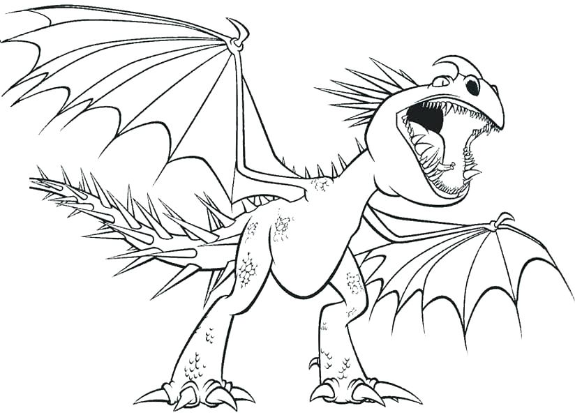 834x595 How To Train Your Dragon Color Pages How To Train Your Dragon