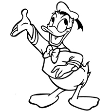 230x230 Top Free Printable Donald Duck Coloring Pages Online