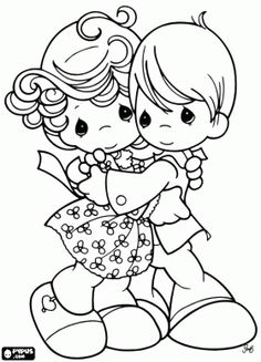 236x327 Coloring Pages Precious Moments