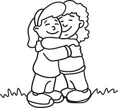 235x215 Love Expressed Through Doodles Hug Coloring Page