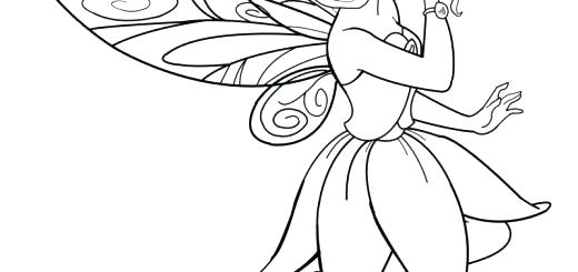 520x245 Large Coloring Pages Of Flowers Big Sheets Free Fairy Pictures