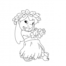 230x230 Top Hawaiian Coloring Pages For Toddler