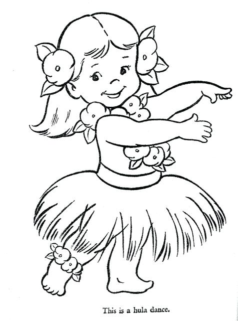 476x640 Luau Coloring Pages Hula Girl Coloring Page Com In Inspirations