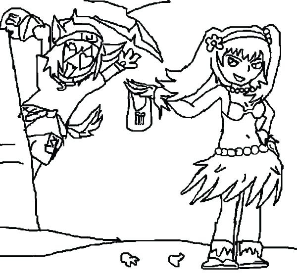 600x558 Hula Girl Coloring Page S Coloring Pages For Adults Easy