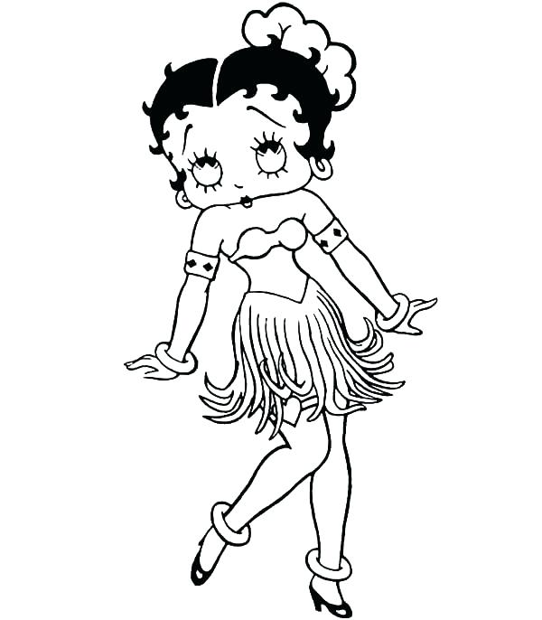 600x686 Hula Girl Coloring Page Sheet Coloring Collection