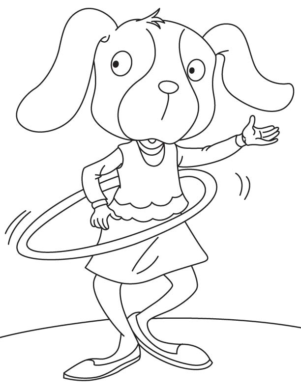612x792 Rotating Hula Hoop Coloring Page Download Free Rotating Hula