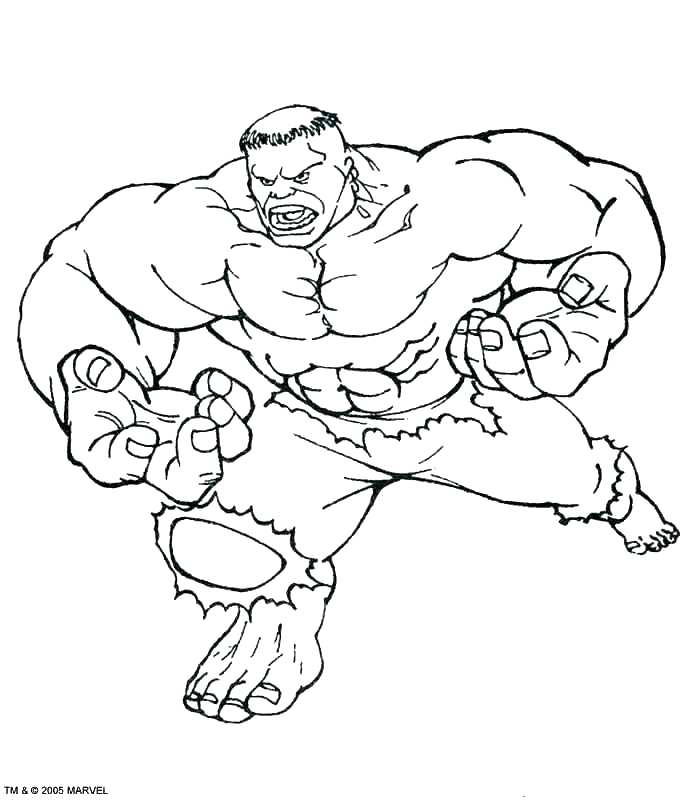Hulk Cartoon Coloring Pages at GetDrawings | Free download