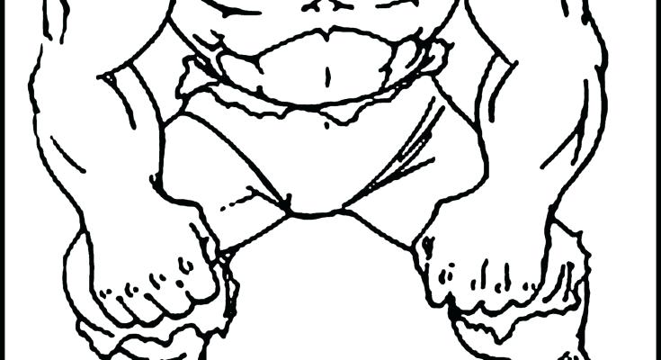 735x400 Incredible Hulk Coloring Pages