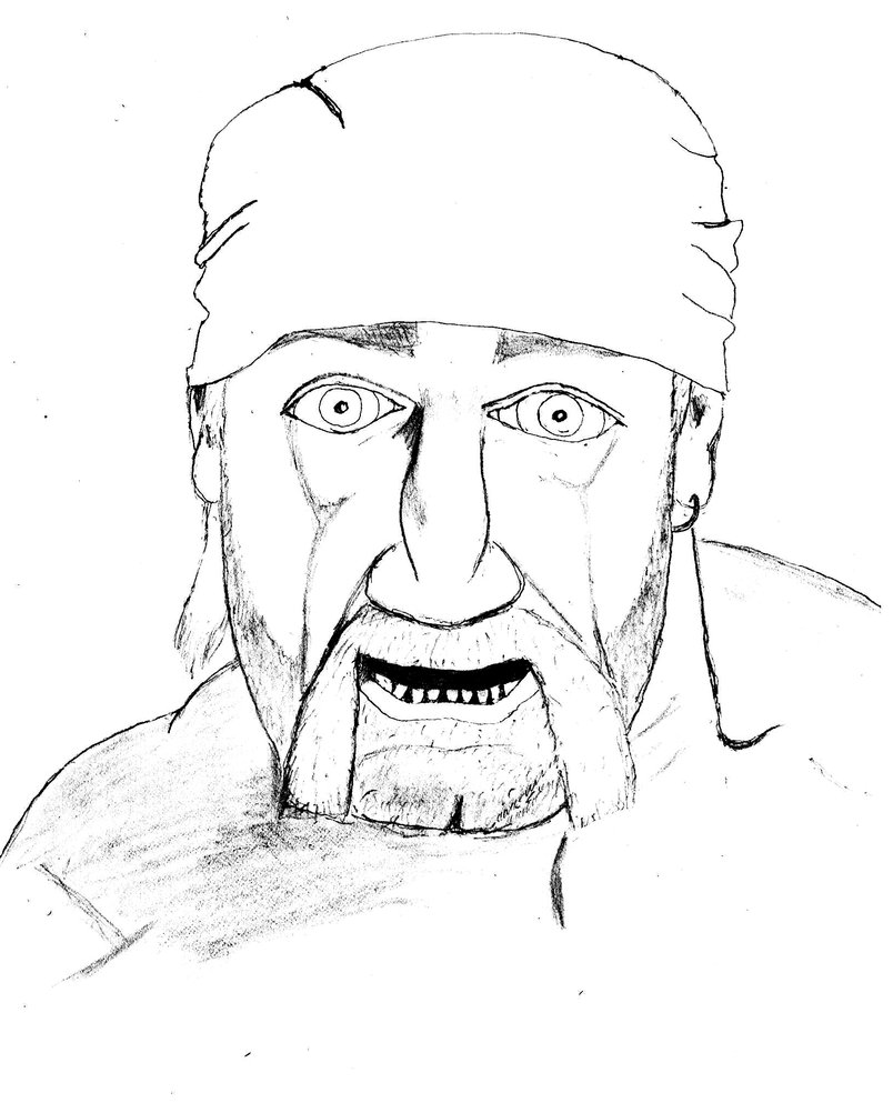 804x993 Hulk Hogan Coloring Pages