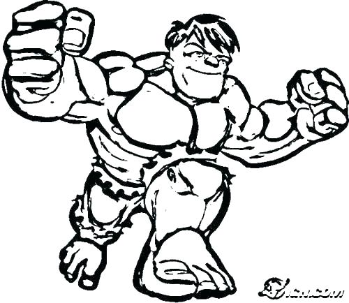 500x434 Coloring Pages Hulk