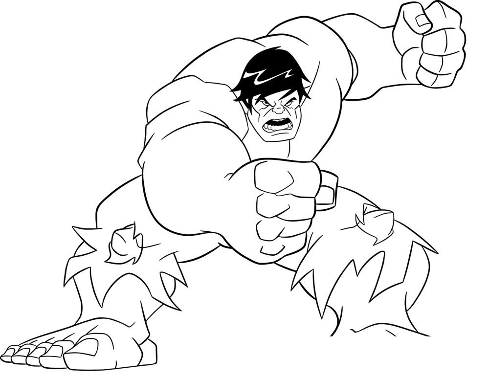 1000x773 Hulk Coloring Pages Best Hulk Coloring Pages
