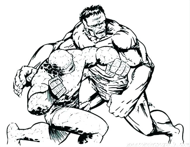 650x503 Hulk Smash Coloring Pages