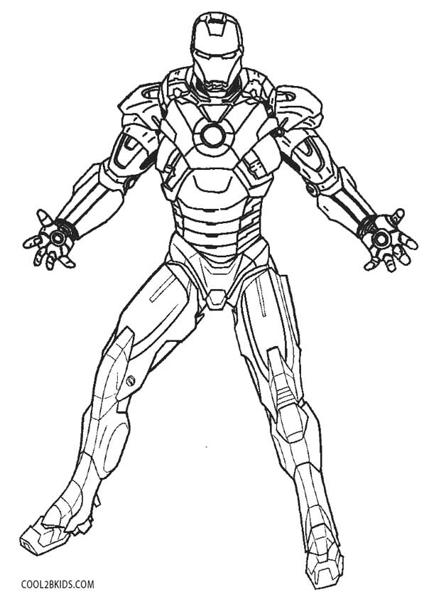 604x850 Free Printable Iron Man Coloring Pages For Kids
