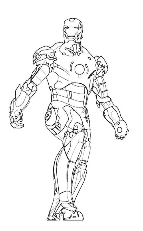 500x806 Iron Man Hulkbuster Coloring Pages Projects To Try