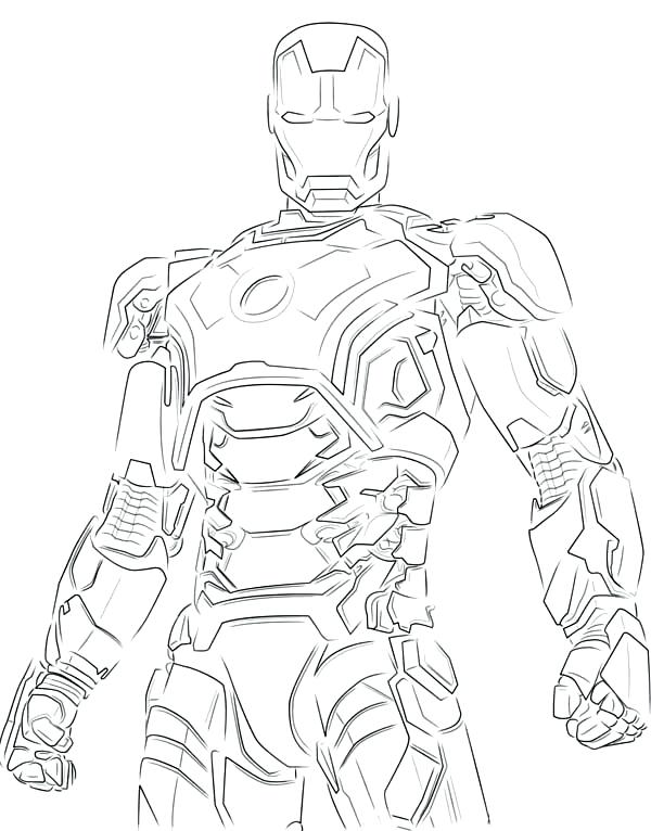 600x766 Ironman Coloring Page Iron Man Shinny Armour Coloring Page Iron