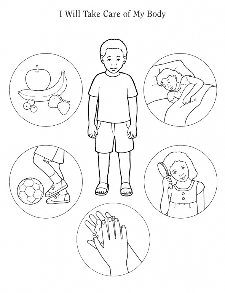 786x1024 Body Parts Coloring Pages For Kids Many Interesting Learn My