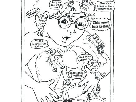 440x330 Human Body Coloring Pages Human Body Coloring Pages To Print