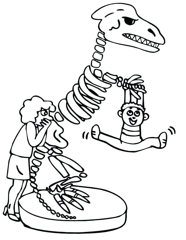 600x776 Bones Coloring Pages Dinosaur Skeleton Coloring Pages Kid Hang Out