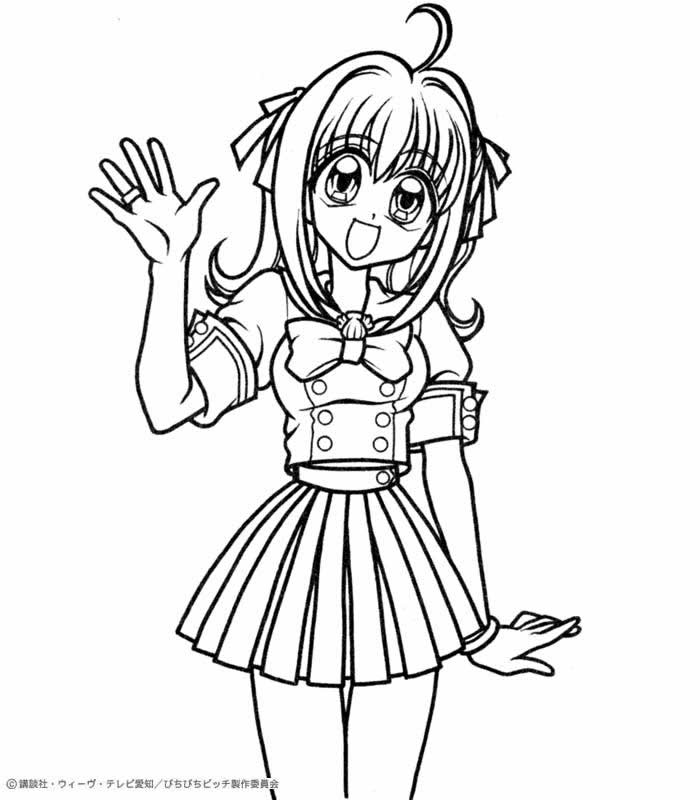 700x800 Human Luchia Coloring Pages