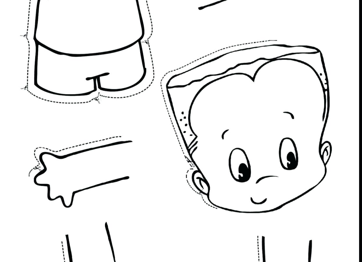 1245x900 Secrets Parts Of The Body Coloring Pages For Preschool Human Page