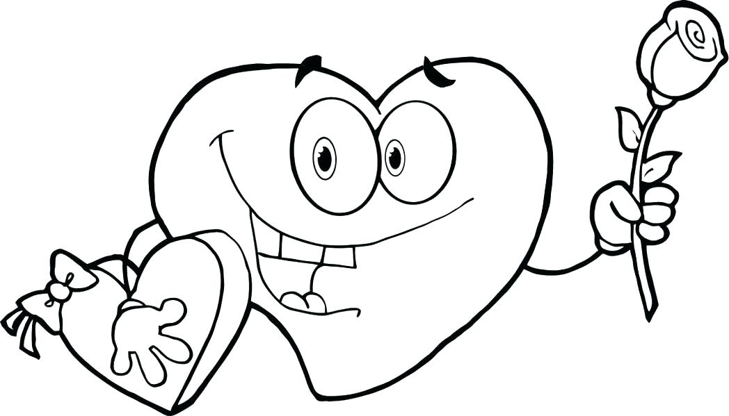 1048x599 Heart Pictures To Color Or Heart Coloring Pages To Print Out Heart