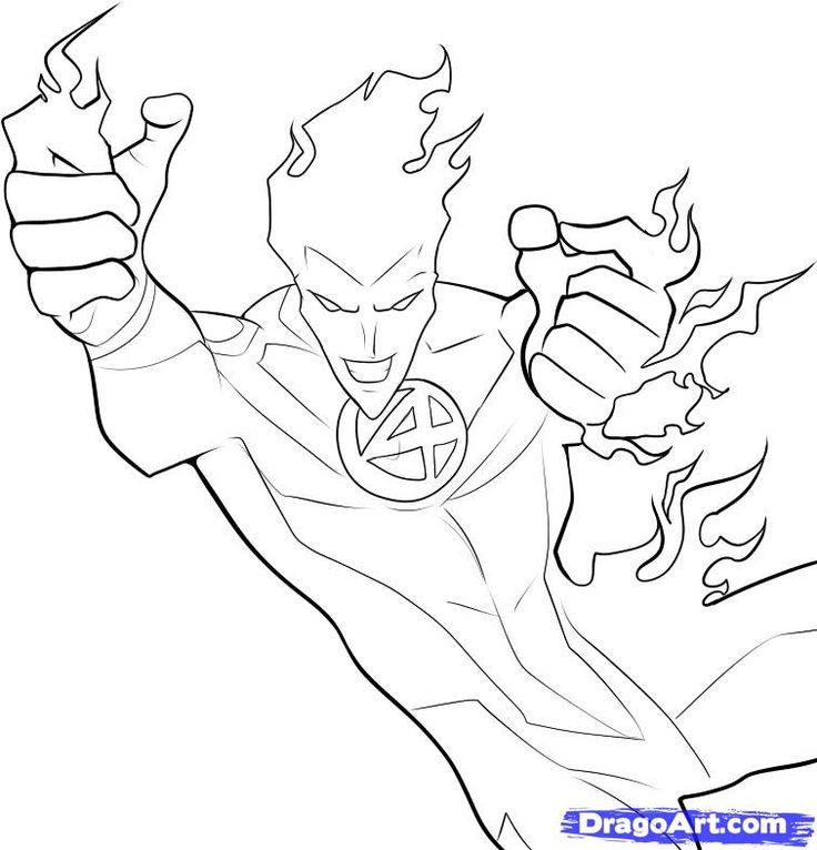 736x766 Torch Coloring Pages
