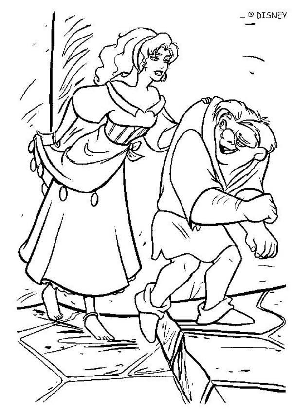 600x850 The Hunchback Of Notre Dame Coloring Book Pages