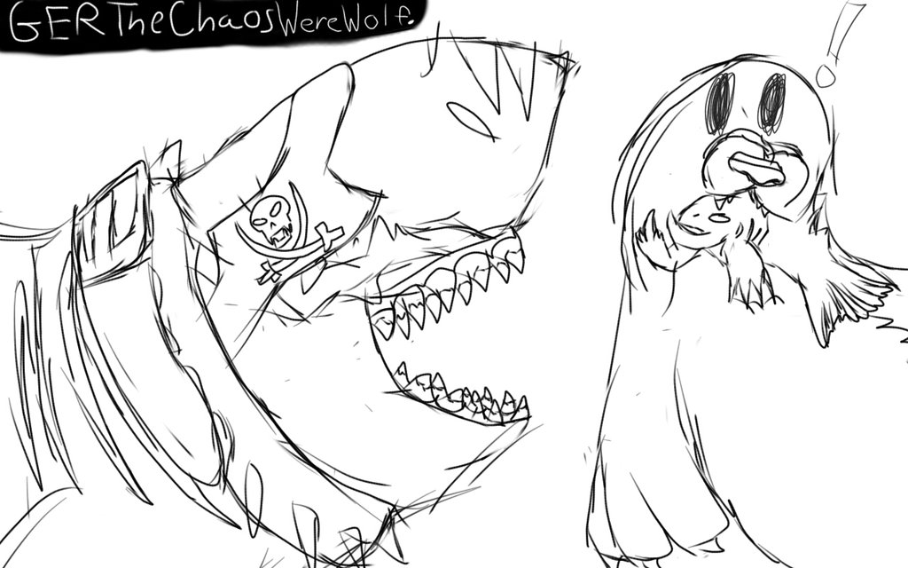 1024x640 Shark Evolution Coloring Pages