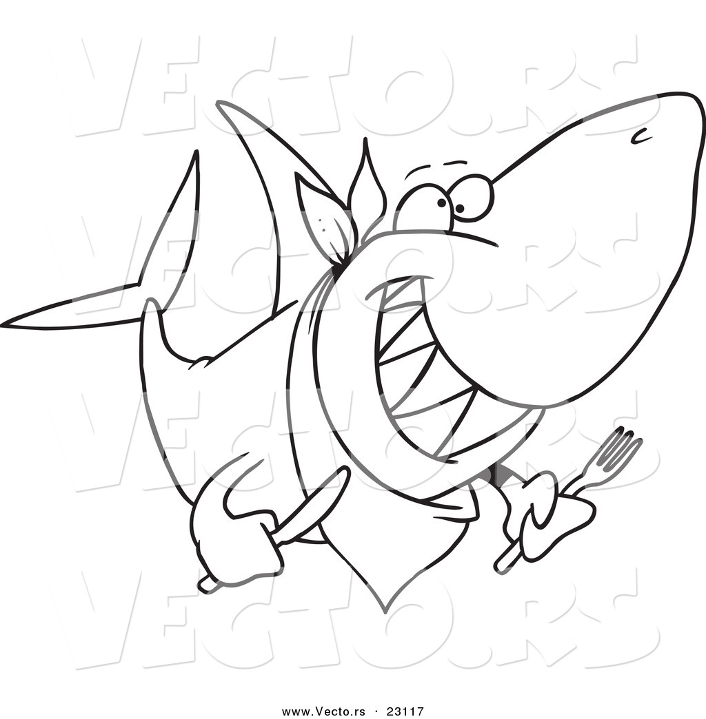 1024x1044 Hungry Shark Coloring Pages