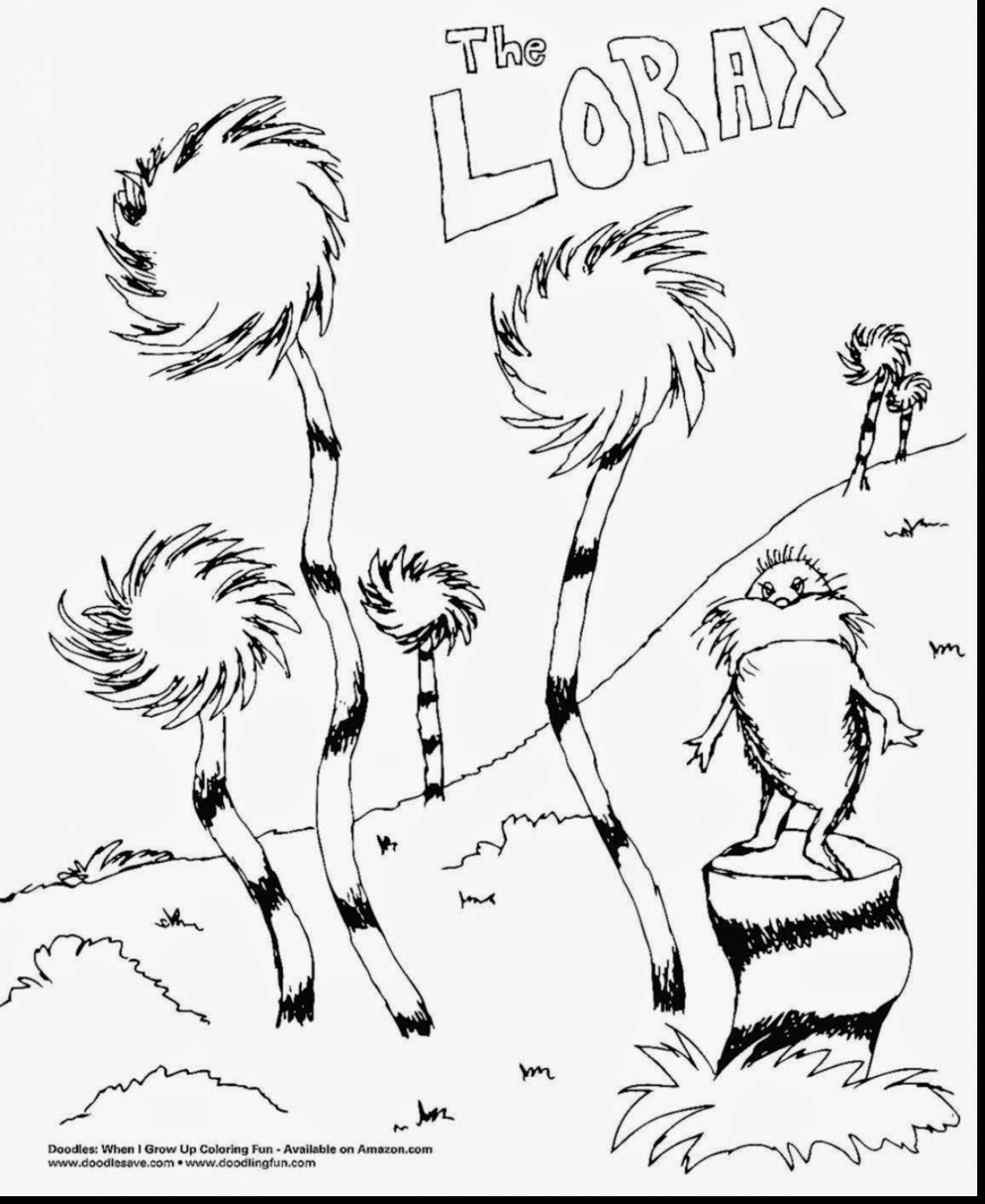 1261x1542 The Lorax Trees Coloring Pages To Print Coloring For Kids