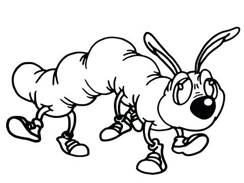 480x360 Very Hungry Caterpillar Coloring Pages