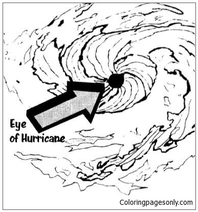 386x414 Natural Disaster Coloring Page